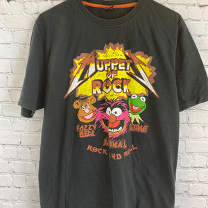 Vintage muppets of rock t shirt